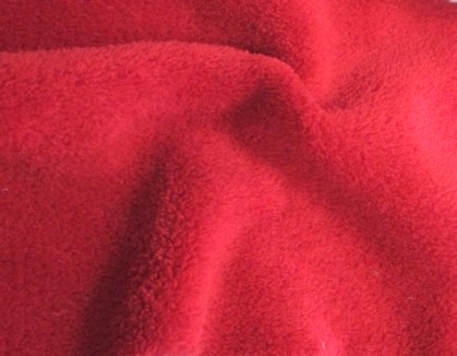 Flanel fleece červený